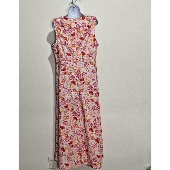 CHLOE + RENE Size Large Sun Dress Maxi Cutout Short Sleeve Floral Multi - NEW - Picture 6 of 16
